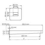 Душевая система WasserKRAFT Mosel 4600 SET2844 хром
