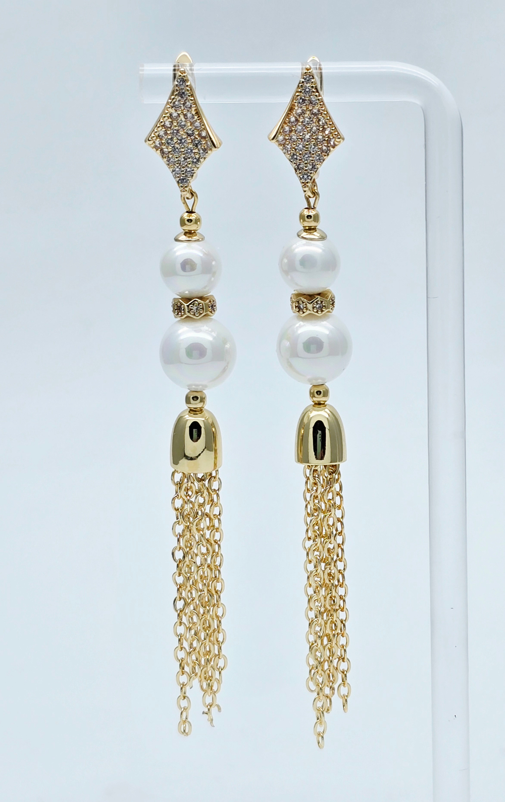 91003729 Серьги Selena Pearls