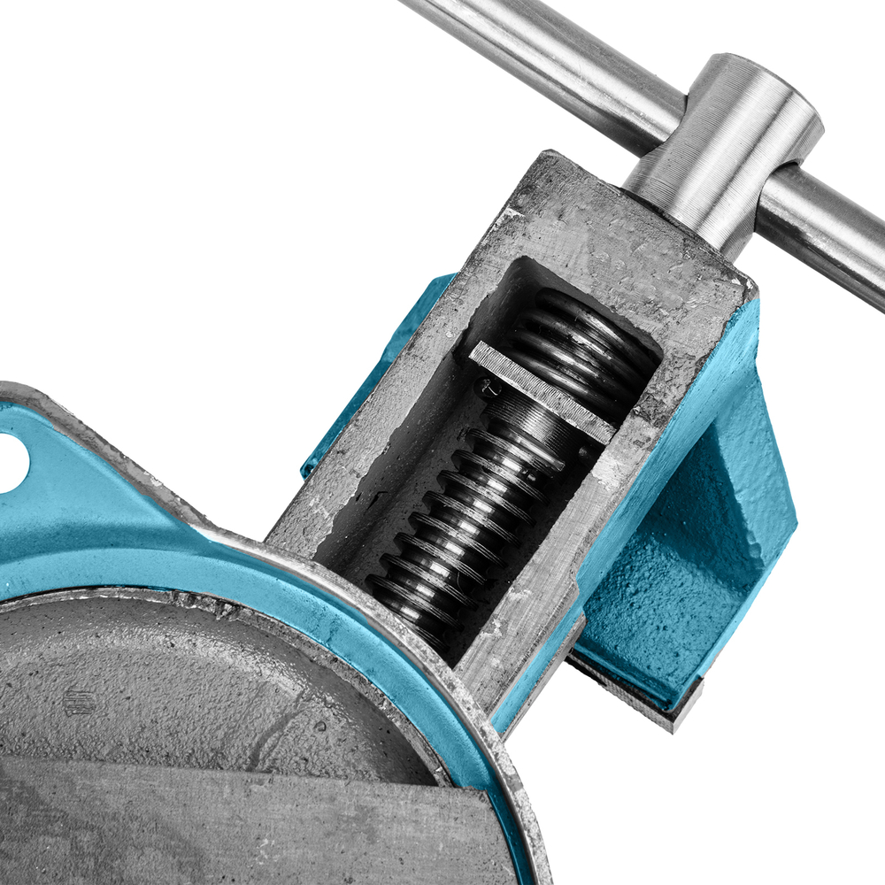 Тиски слесарные, 100 мм, поворотные (Глазов)