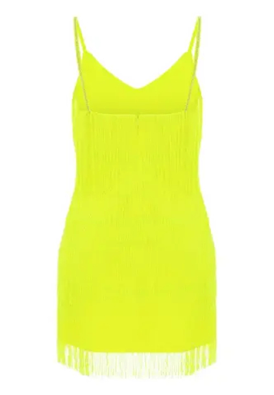 Платье мини Бахрома