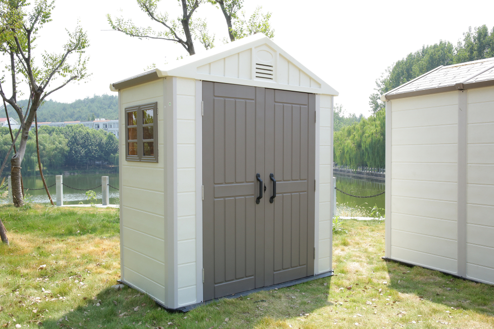 Садовый пластиковый сарай HouzBlock Comfort-1 7,5x4