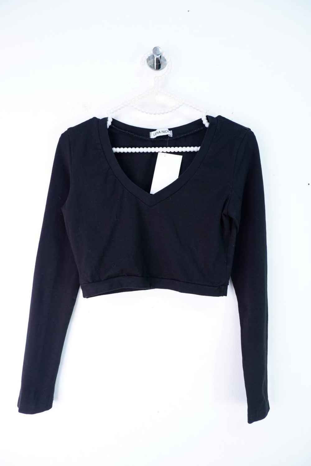 Футболка Lena Nichi укороченная, маркировка S, визуально 44 размер