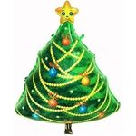 Шар (29"/74 см) Фигура, Новогодняя елка 1 шт.