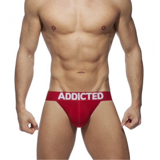 Мужские трусы джоки красные Addicted AD4011-8
