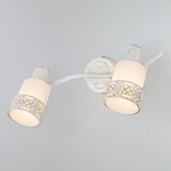 20025/2 / настенный светильник /   белый с золотом