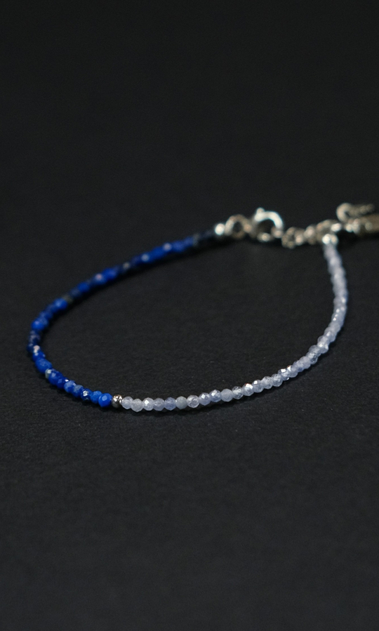 Браслет "Memo Duo" из лазурита и танзанита