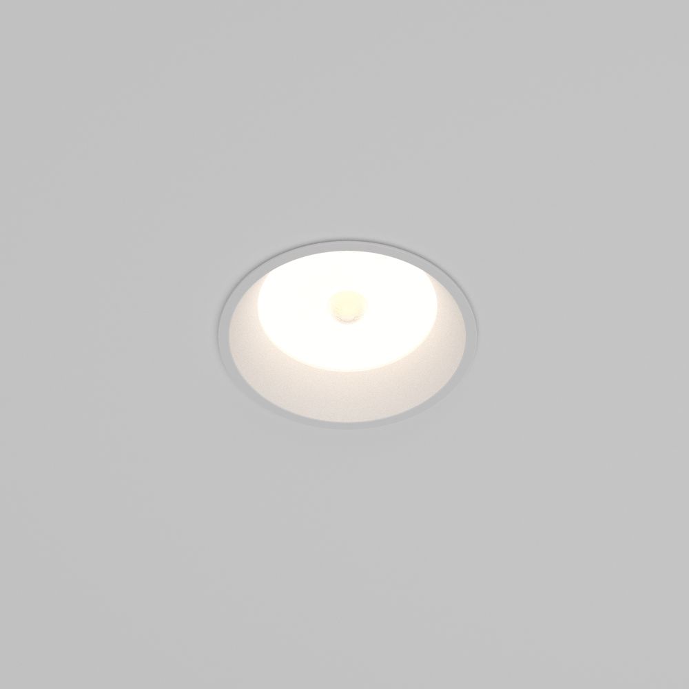 Светильник встраиваемый светодиодный с датчиком движения и освещенности Maytoni   DL055-8W4K-SEN-W