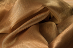 Ткань Органза светло-коричневая  арт. 324877