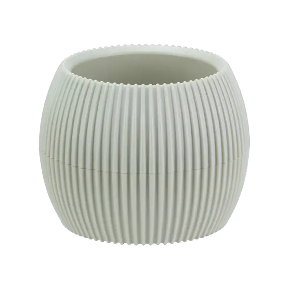 Кашпо ПИКАНТО D145мм 0,7л белый ротанг