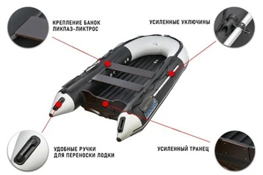 Лодка ПВХ STORMLINE Air HECTOR 400