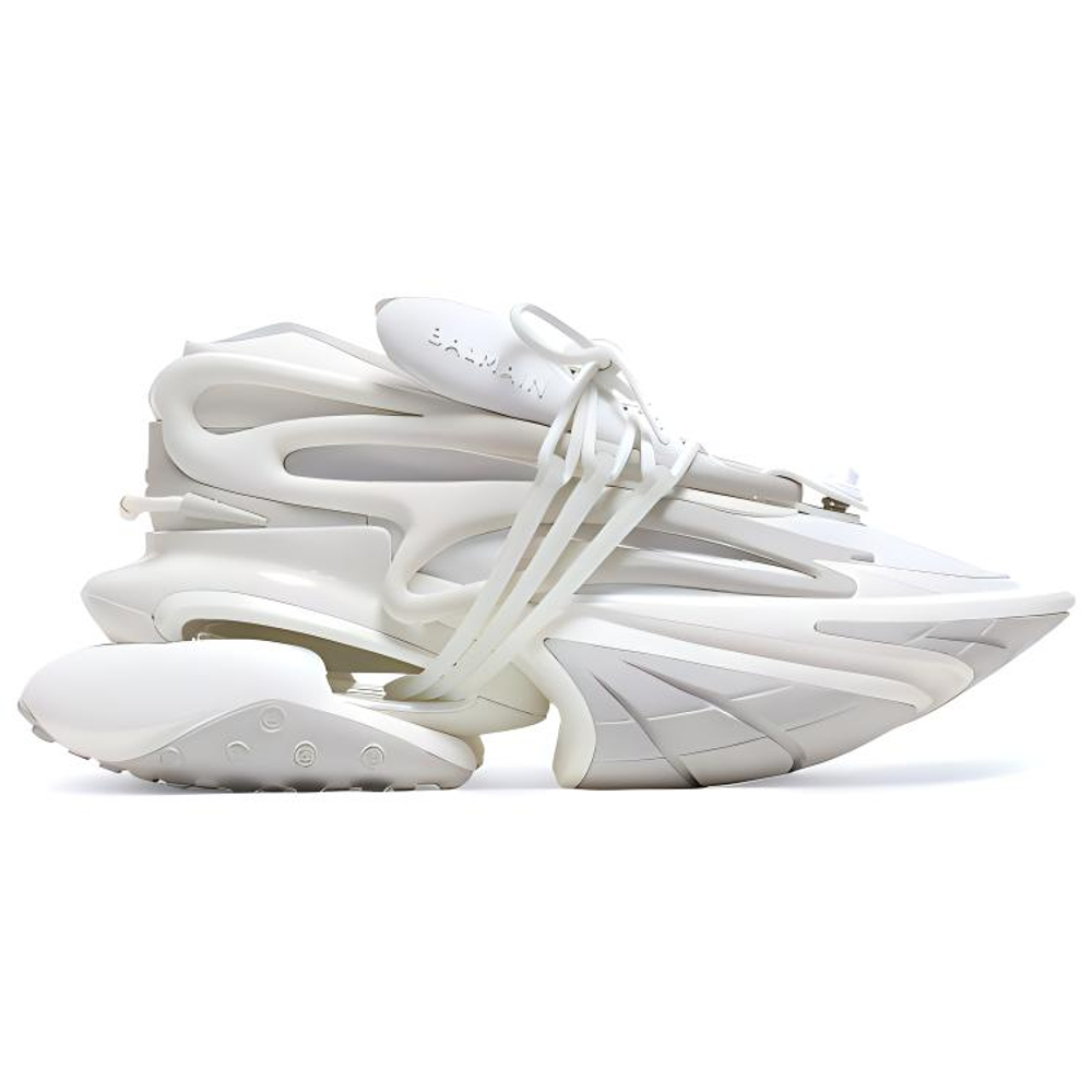 BALMAIN Unicorn Lace Up Chunky Sneakers Women"s