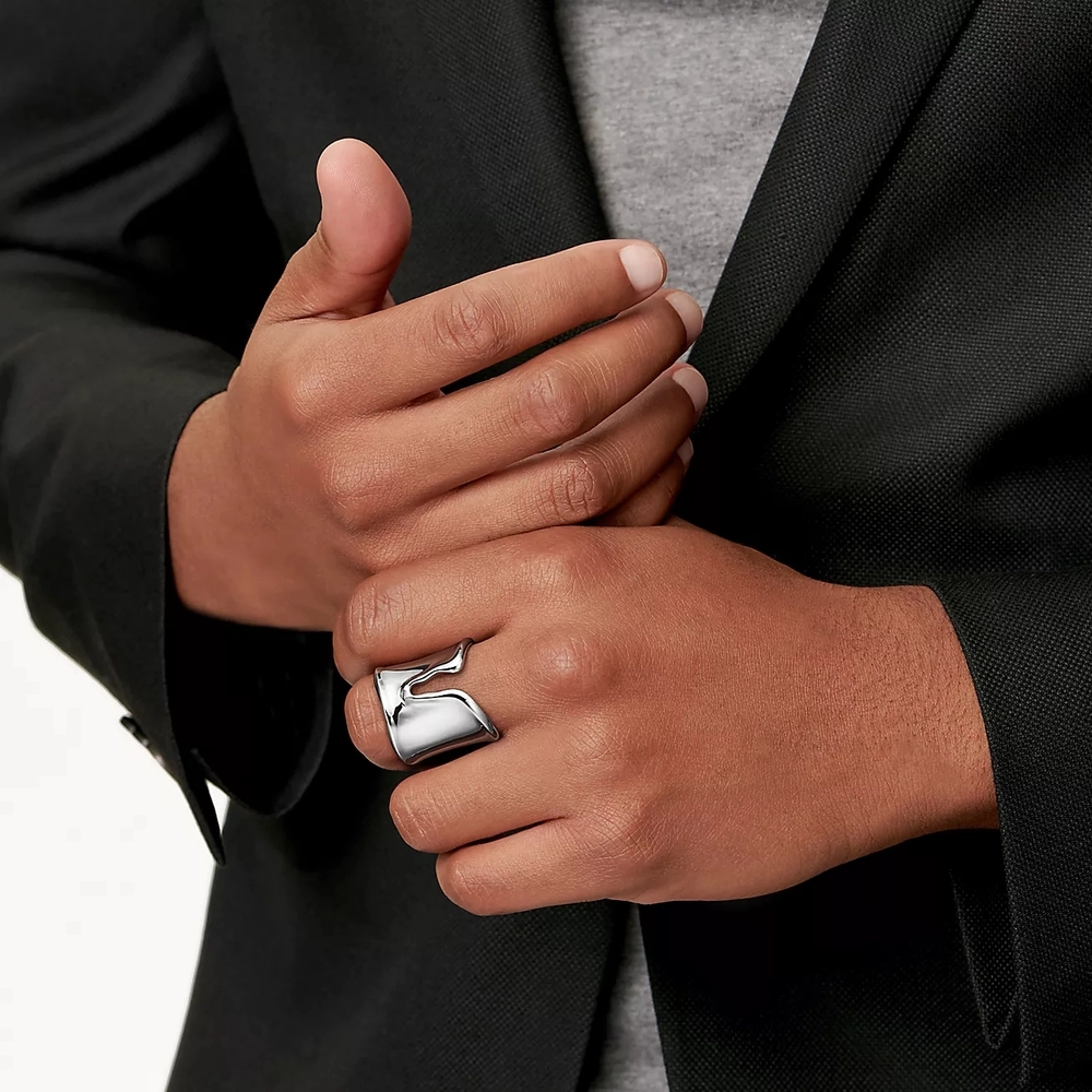 Кольцо из серебра, Tiffany💠 Split ring✨ Exlusive✨В наличии