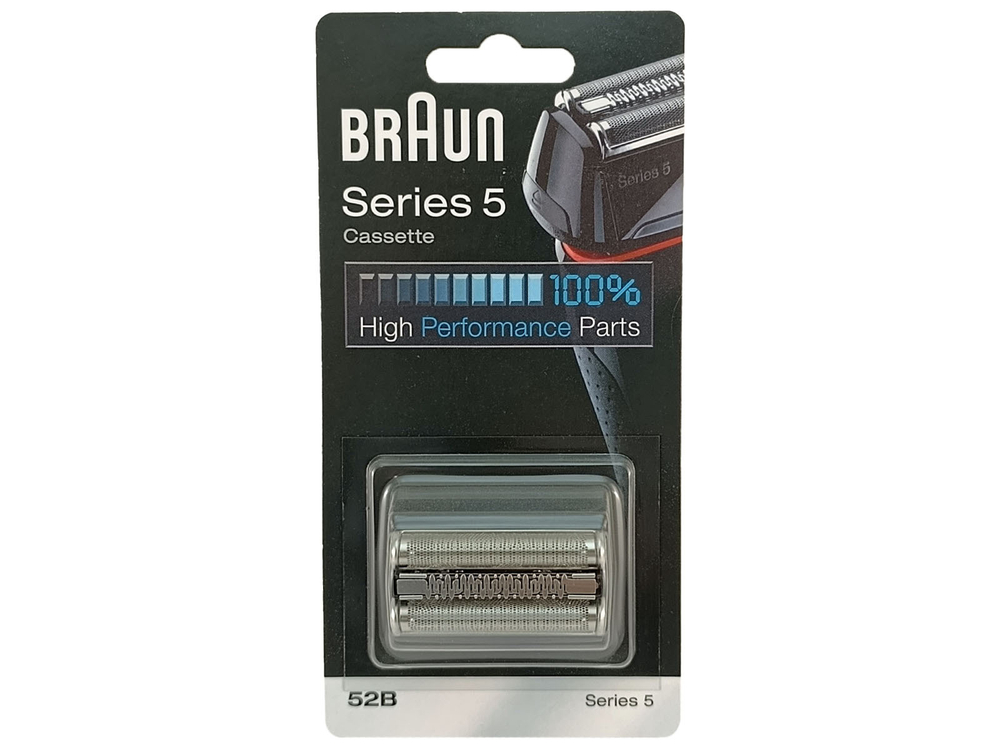 Бритвенная кассета для бритвы Braun 52B черная