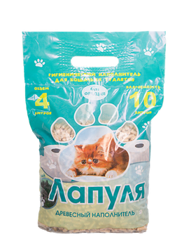 Древесный наполнитель "Лапуля" 4л. (6)
