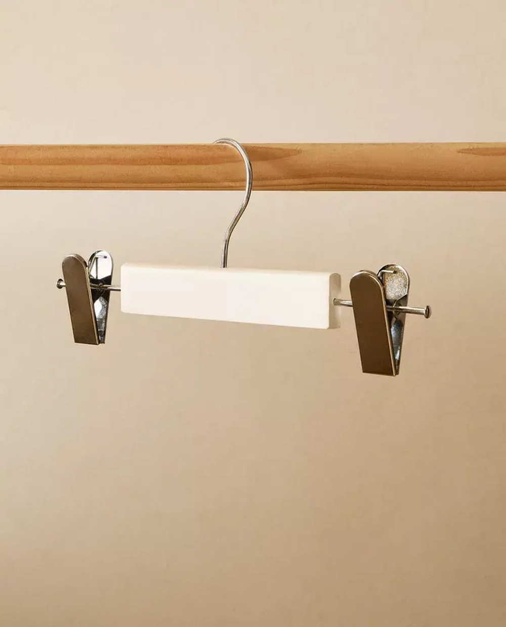 ZARA HOME ДЕТСКИЕ ВЕШАЛКИ (НАБОР ИЗ 3 ШТ.), ЖЕЛТОВАТО-БЕЛЫЙ