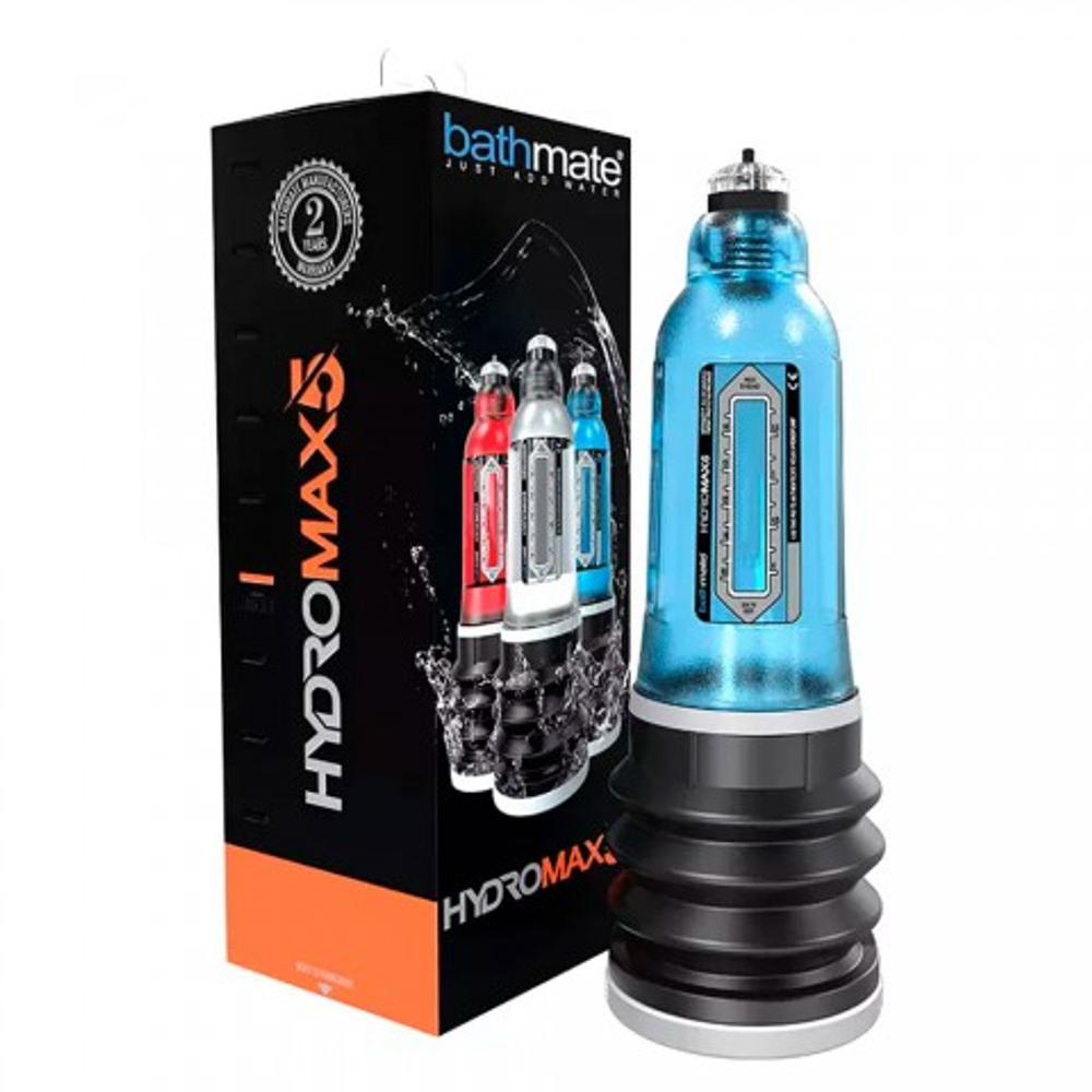 Гидропомпа BATHMATE - Hydromax-5, голубой