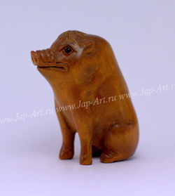 Нэцкэ Свинья - Символ 2019 года