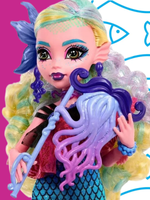 Кукла Monster High HXH75 — Lagoona Blue с питомцем Neptuna