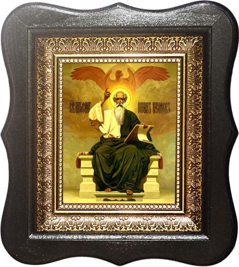 Иоанн Богослов Святой апостол и евангелист. Икона на холсте.