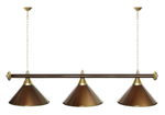 Лампа STARTBILLIARDS 3 пл. (плафоны золотые,штанга золотая,фурнитура золото)