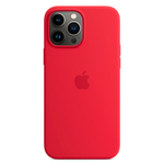 Силиконовый чехол с поддержкой MagSafe Apple Silicone Case для iPhone 13 Pro, Red (Красный)