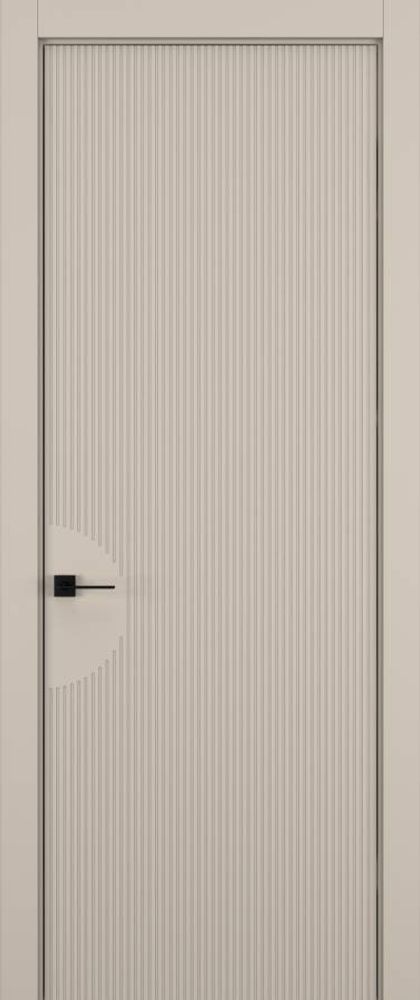 Дверь 6 VERTICAL Матовый Светлый Бежевый