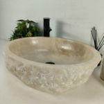 Раковина из оникса ПАРА! Erozy White EO-64426 52*43*16 0168