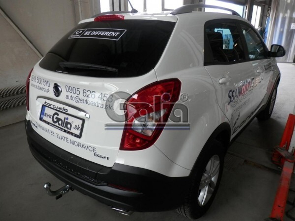 Фаркоп оцинкованный Galia S129A для Ssang Yong New Actyon 2011-(паспорт и сертификат в комплекте)(без электрики)