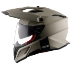 Шлем AXOR X-CROSS DUAL VISOR NR, с визором, цвет никель (S)