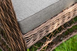 "Гранд Латте" лаунж-зона из искусственного ротанга, цвет коричневый