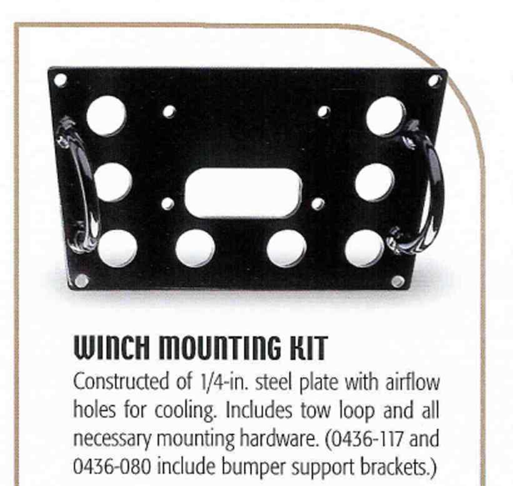 Установочная пластина для лебедки Arctic Cat 02-04