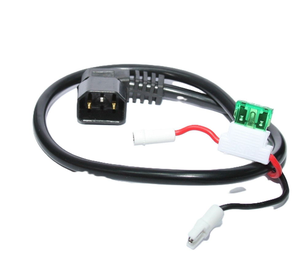 Провод кабель (папа) 2х1.5мм с предохранителем аккумулятор контроллер для электровелосипеда