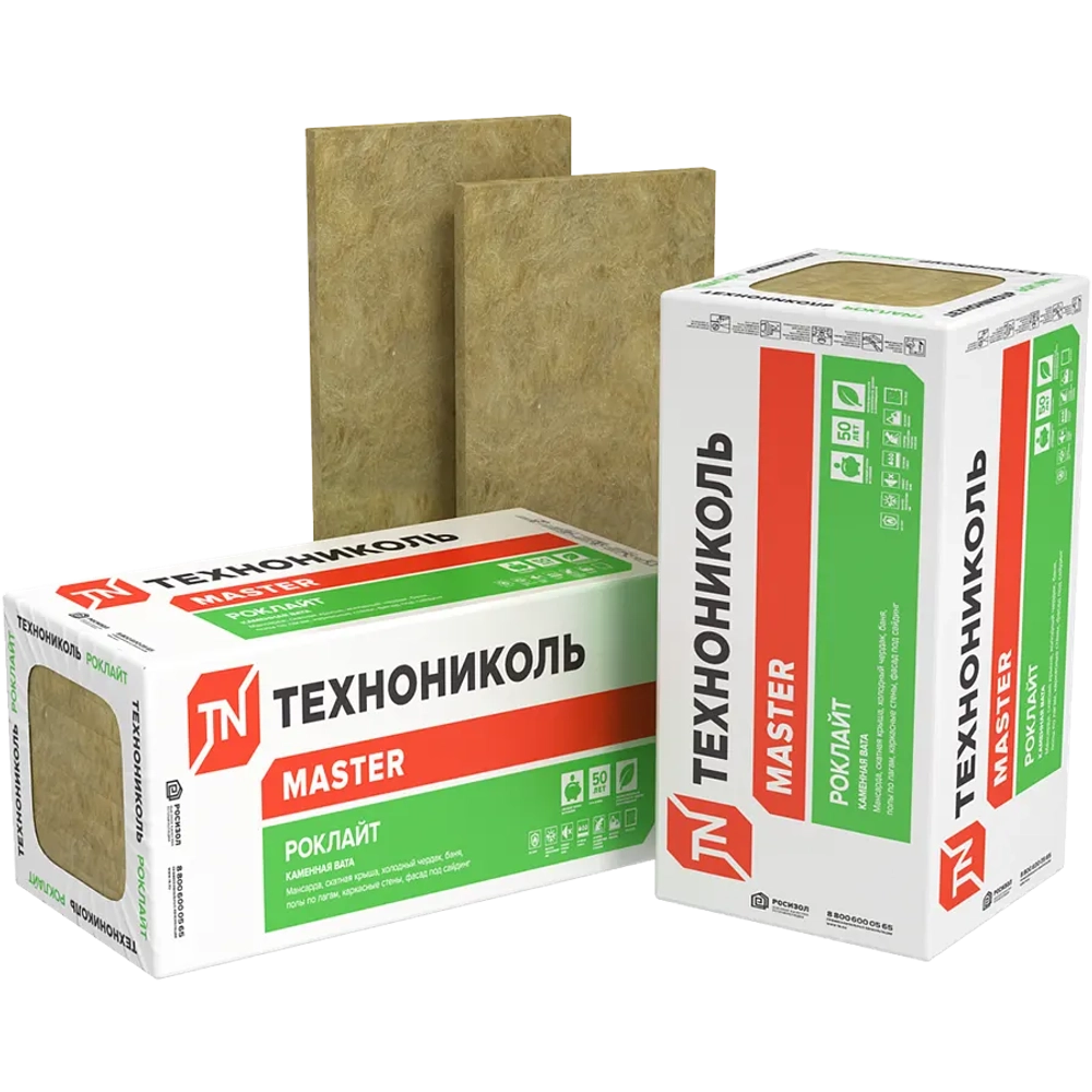 Утеплитель Технониколь Роклайт 1200х600х100 мм