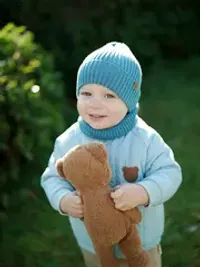 Шапка и снуд хлопковые однослойные "Бриз" 0+