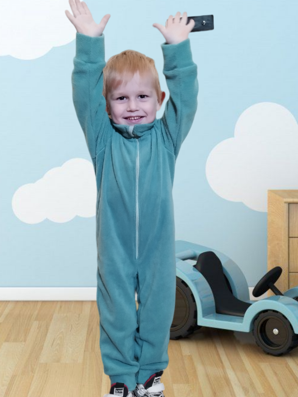 1141 Комбинезон детский флис арктик (60-116)