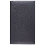 Визитница трехрядная BRAUBERG "Favorite", на 144 визитки, под фактурную кожу, черная, 231655