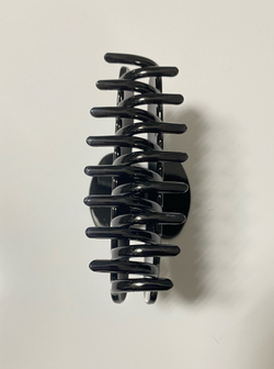 Крабик для волос «Строгая классика», 9.7×4.5 см, чёрный