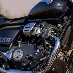 Дуги безопасности Royal Enfield, черного цвета, арт. KXA00202