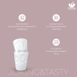 Набор кружек tassen joking & tasty, 2 шт, 350 мл, белый