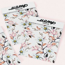 Ткань бязь свежий узор