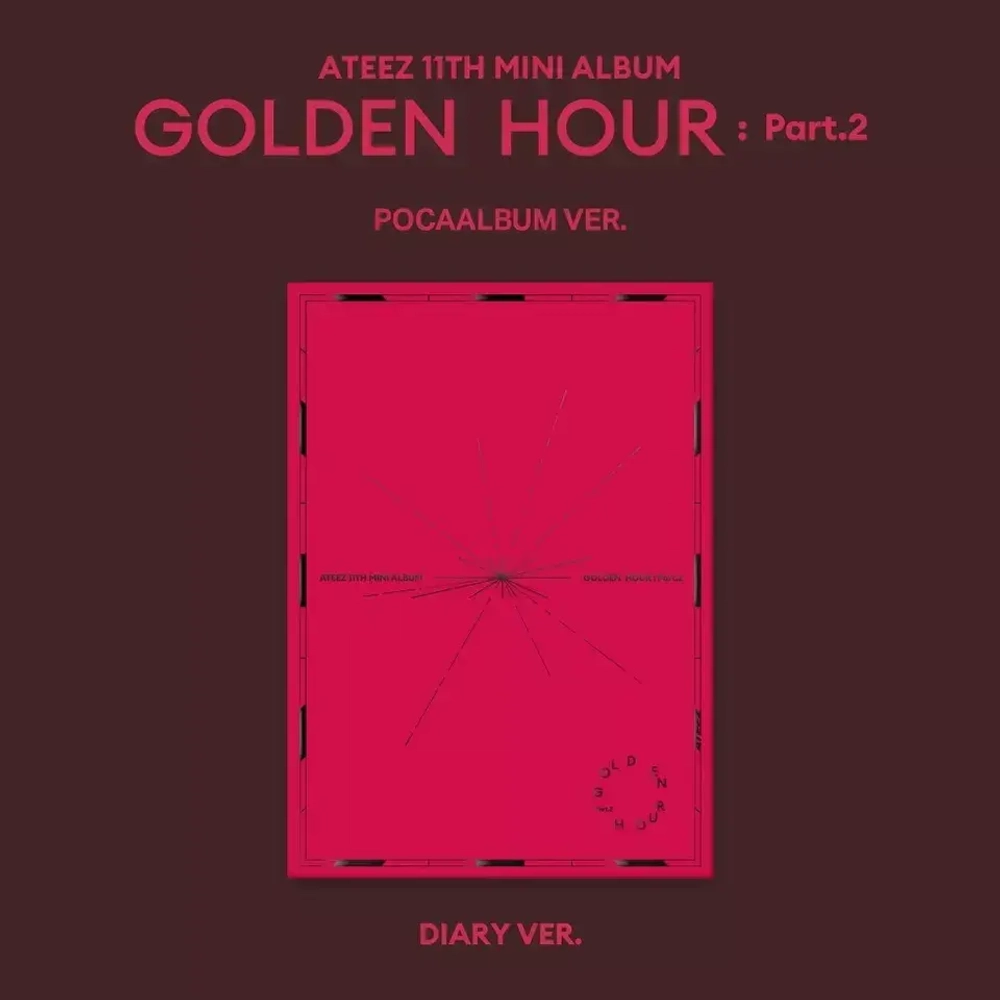 Альбом ATEEZ - Golden Hour : Part.2 [Pocaalbum ver.] (For ver.)