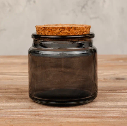 Банка с пробковой крышкой 100мл (серая)