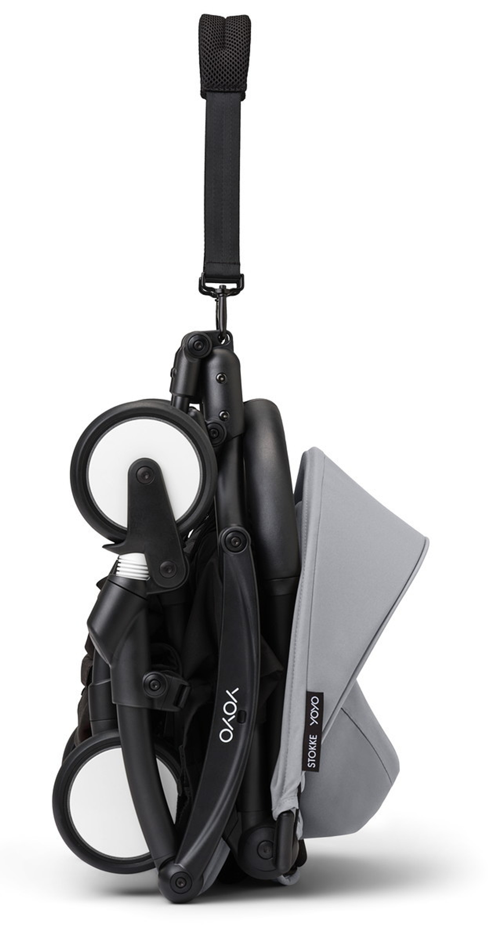 Коляска Stokke YOYO3 Newborn Pack рама чёрная Black 2 в 1 Stone