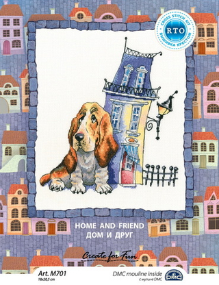 "Дом и друг"-M701  вышивка