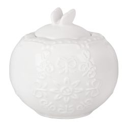 Сахарница " " 9х9х9см v=220мл (min4) (фарфор) (транспортная упаковка)