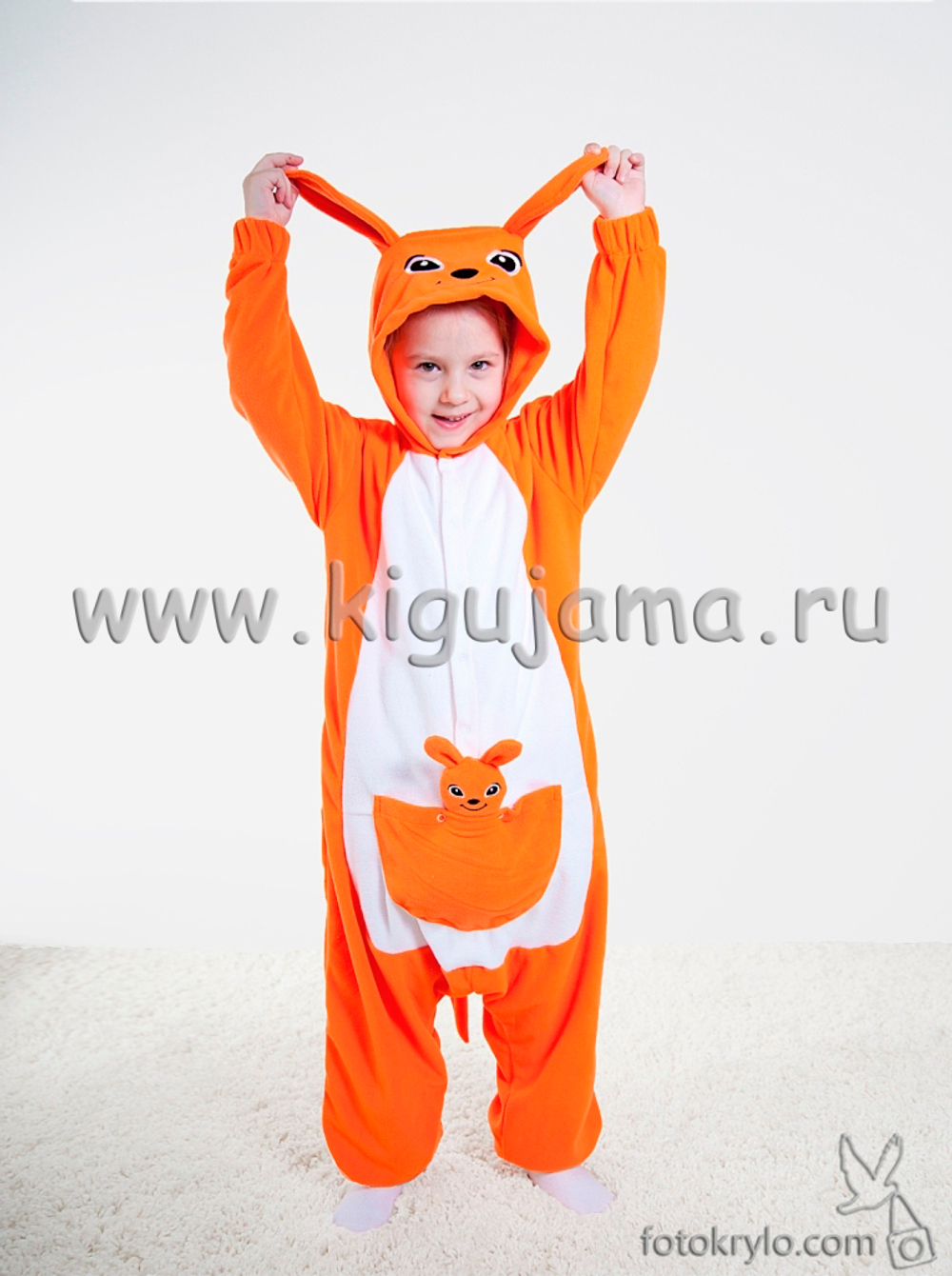 пижама кигуруми кенгуру детская