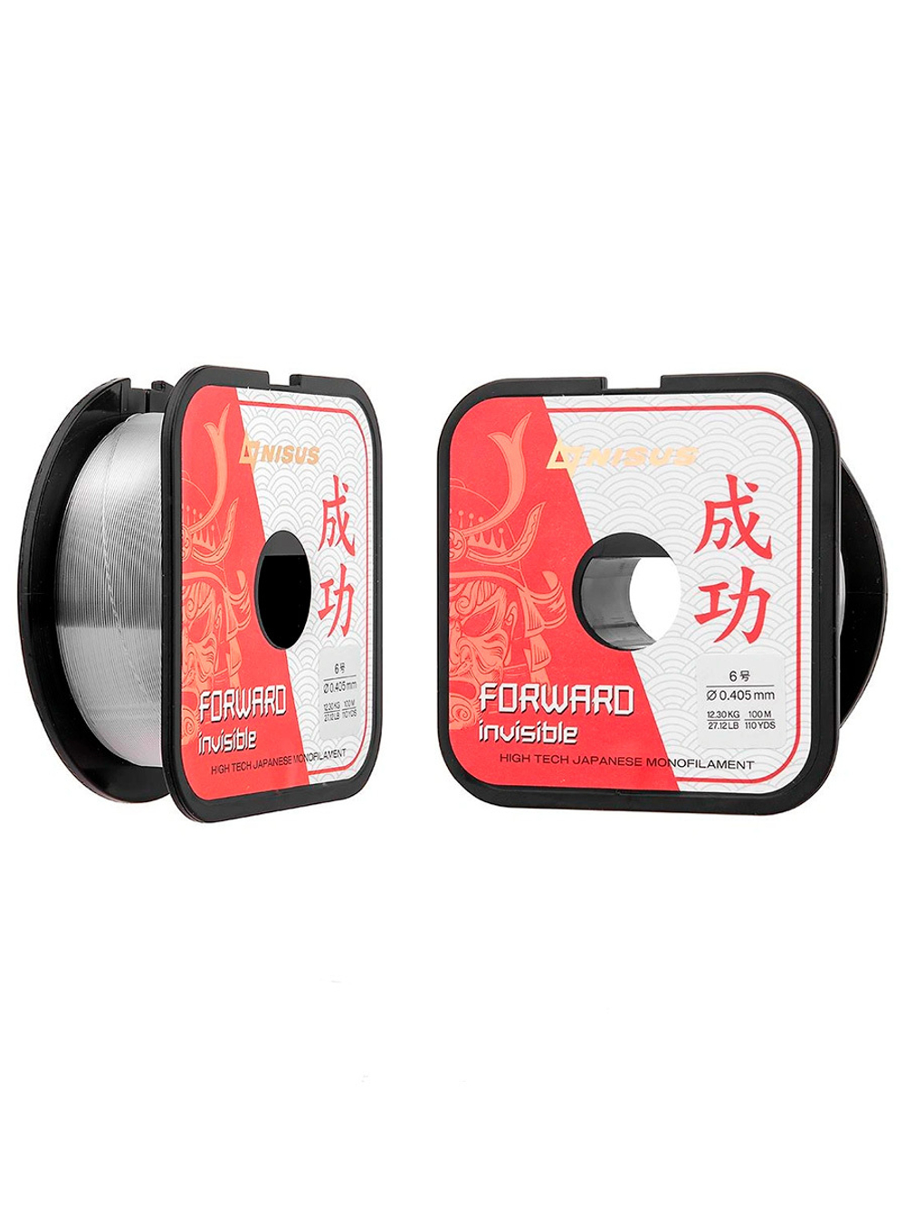 Леска для рыбалки Nisus FORWARD Invisible Nylon 0,496mm/100m (N-FI-0496-100)