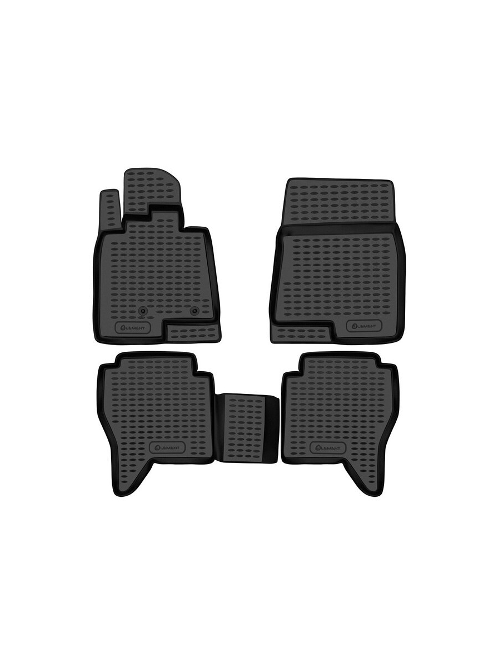 Коврики в салон для MITSUBISHI Pajero IV(V80), 2006-, 4 шт. (полиуретан) NLC.35.16.210