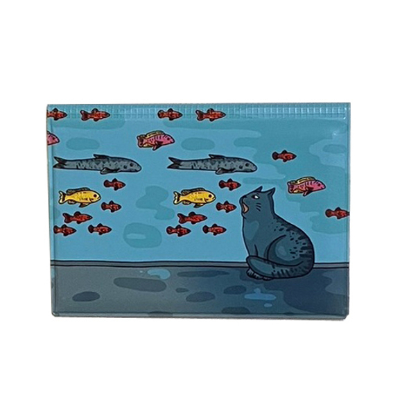 Обложка для транспортной карты "Ловись рыбка" увеличенная