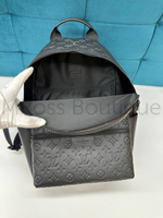Мужской черный рюкзак Louis Vuitton Discovery PM с узором монограм